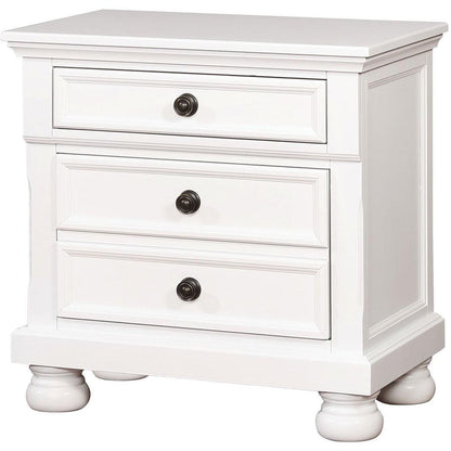  Furniture of America Castor 2-Drawer Nightstand CM7590WH-N IMAGE 1