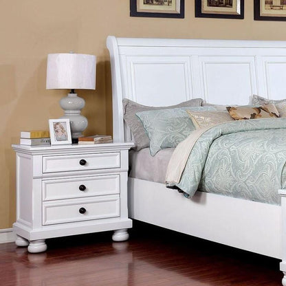  Furniture of America Castor 2-Drawer Nightstand CM7590WH-N IMAGE 2