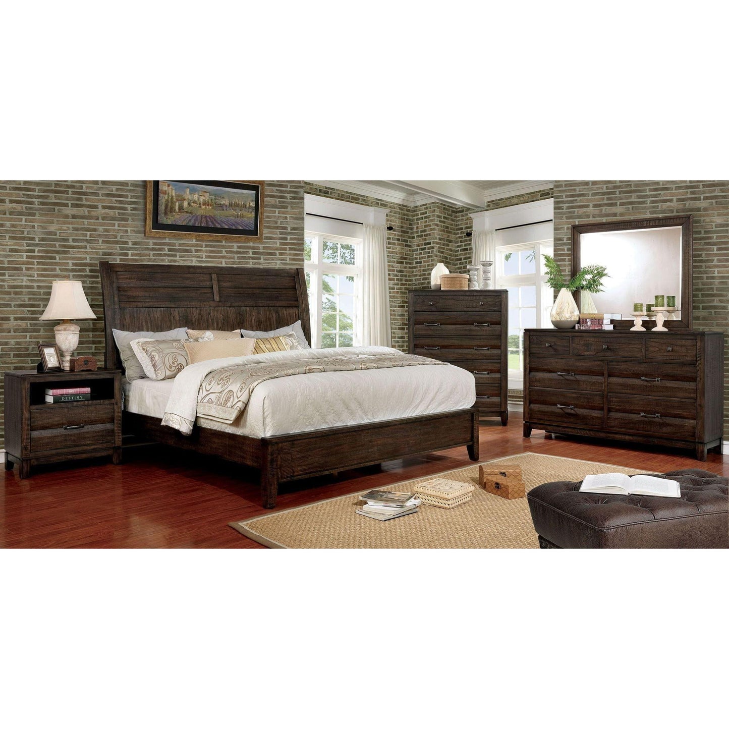  Furniture of America Agapetos Queen Panel Bed CM7581Q-BED IMAGE 4