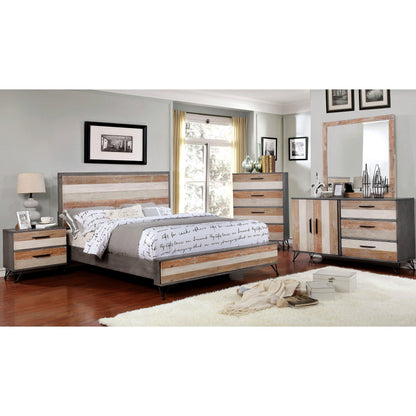  Furniture of America Haddel California King Panel Bed CM7592GY-CK-BED IMAGE 4