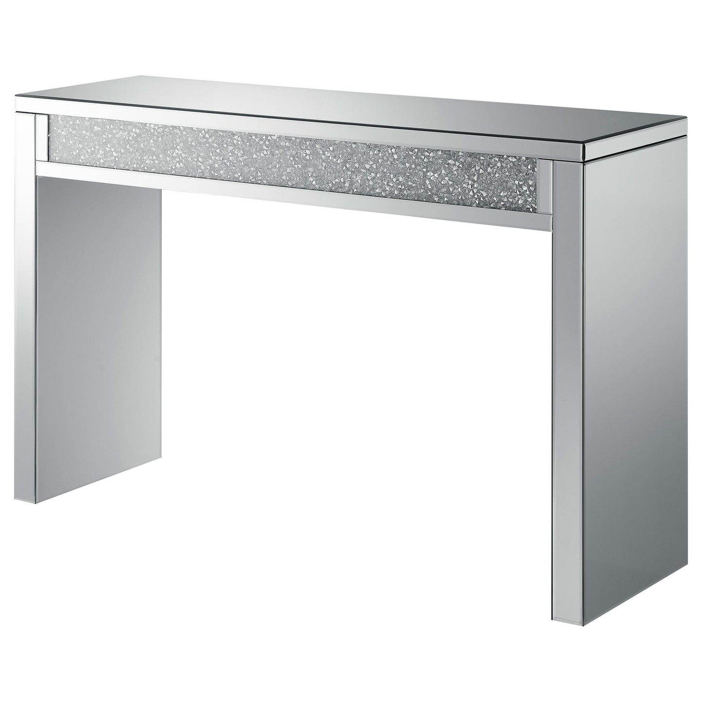 Coaster Furniture Gillian 722499 Mirrored Acrylic Entryway Console Table - Silver IMAGE 3