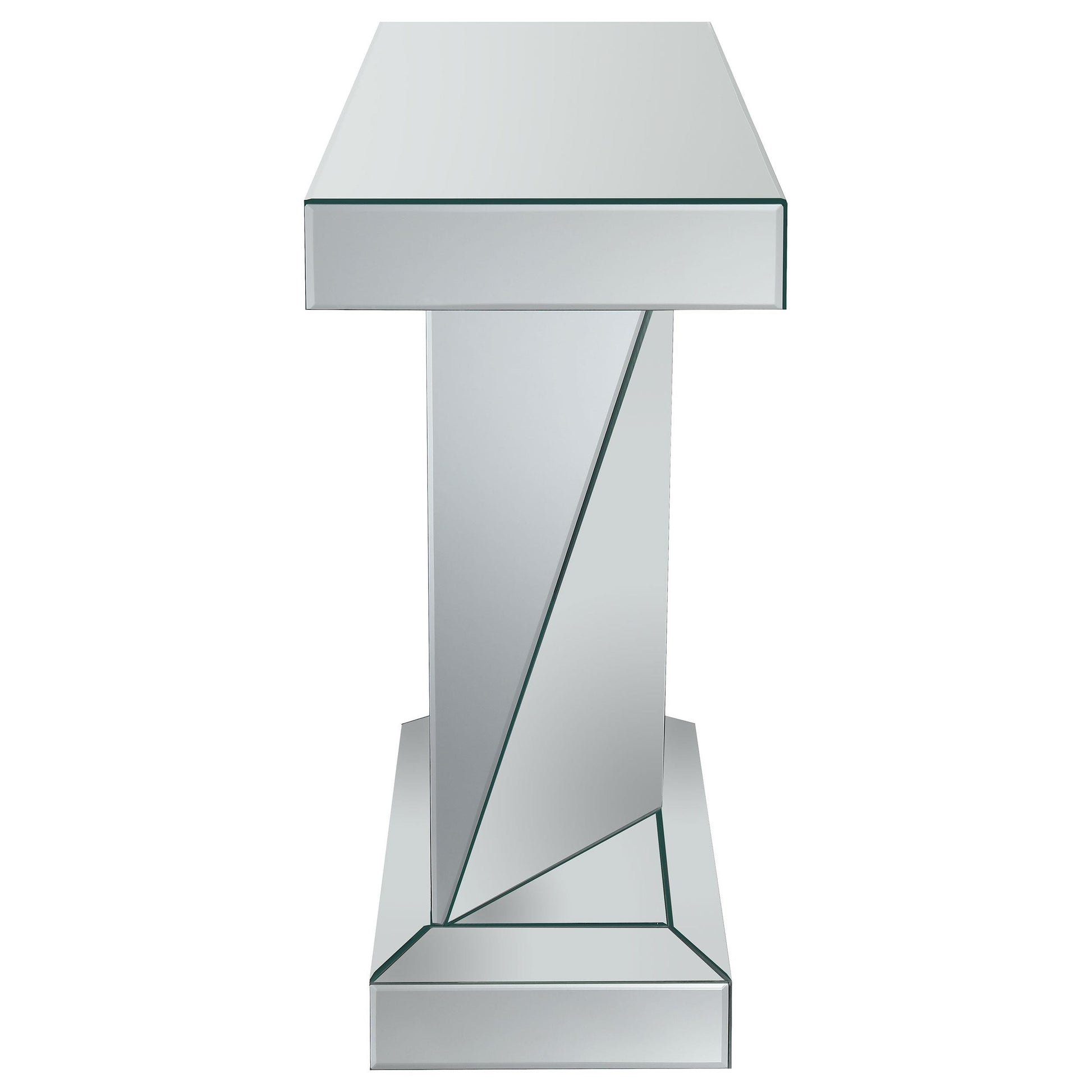 Coaster Furniture Amore 722509 Mirrored Acrylic Entryway Sofa Console Table - Silver IMAGE 7