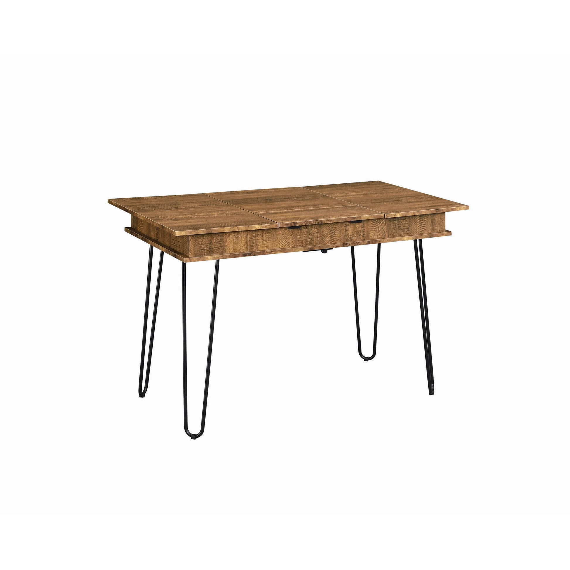 Coaster Furniture Sheeran 802011 47-inch Writing Desk with Storage - Rustic Amber IMAGE 1