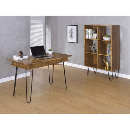Coaster Furniture Sheeran 802011 47-inch Writing Desk with Storage - Rustic Amber IMAGE 12