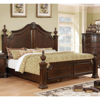  Furniture of America Hesperos Queen Poster Bed CM7798CH-Q-BED IMAGE 2