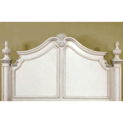  Furniture of America Hesperos California King Poster Bed CM7798WH-CK-BED IMAGE 3