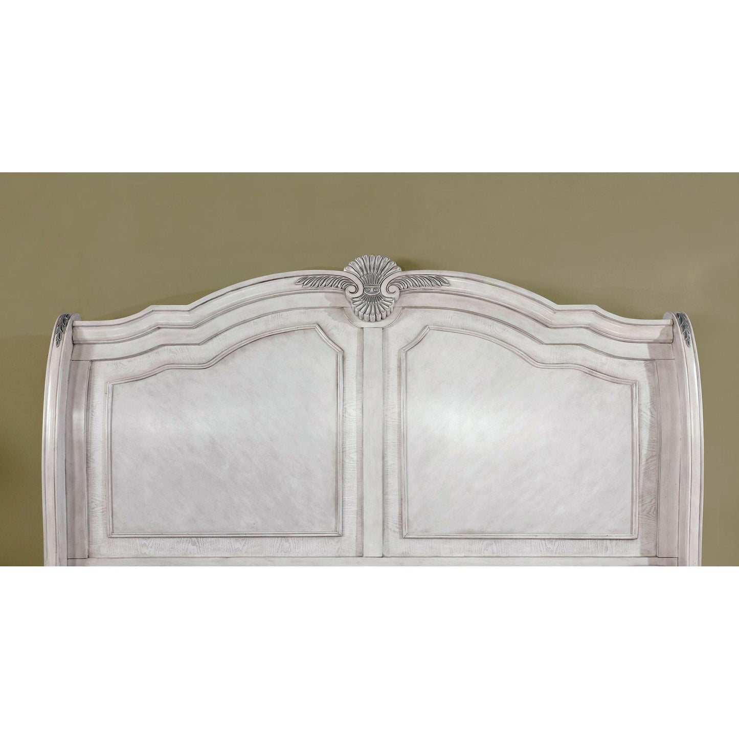  Furniture of America Isidora California King Sleigh Bed CM7799WH-CK-BED IMAGE 3