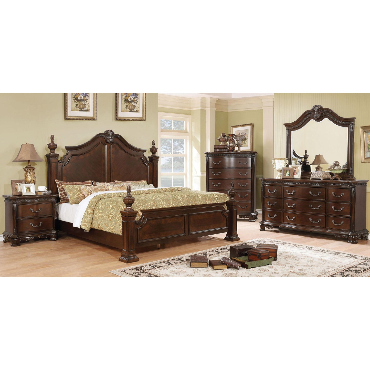  Furniture of America Hesperos 2-Drawer Nightstand CM7798CH-N IMAGE 4