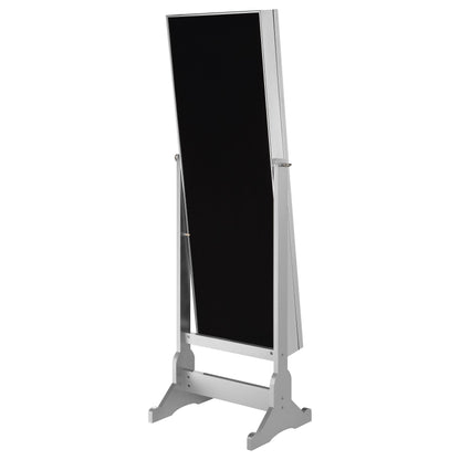 Coaster Furniture Moore 951017 Cheval Mirror with Jewelry Storage - Silver IMAGE 9
