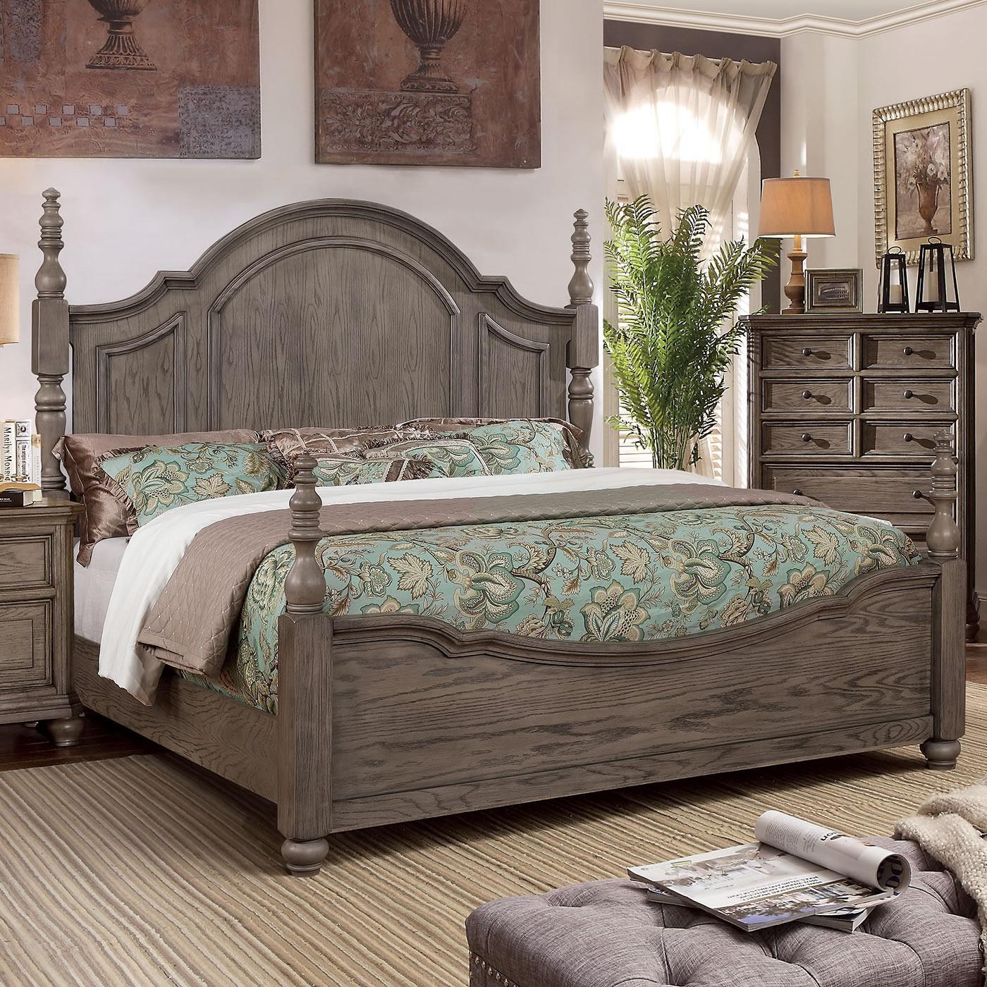  Furniture of America Audrey King Poster Bed CM7729EK-BED IMAGE 2