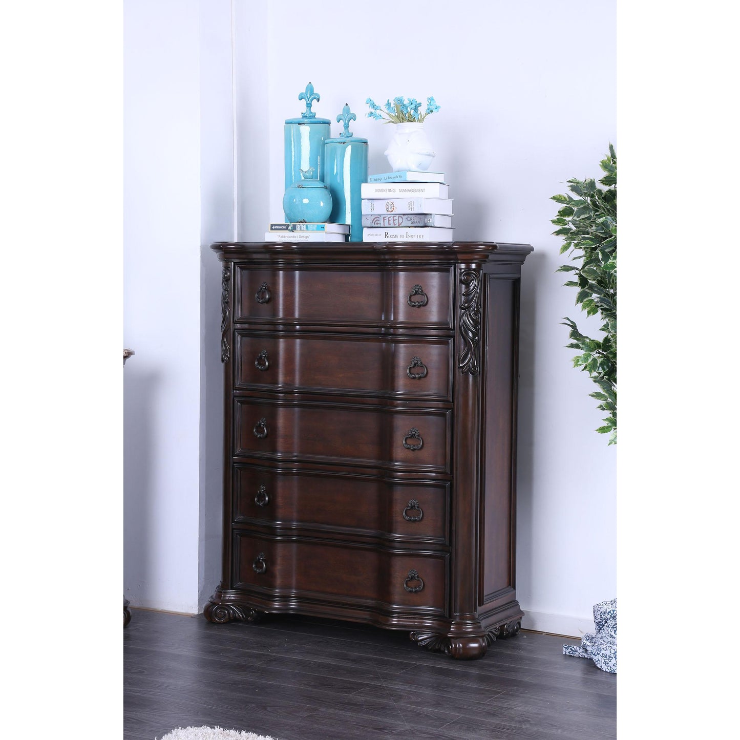  Furniture of America Arcturus 5-Drawer Chest CM7859C IMAGE 2
