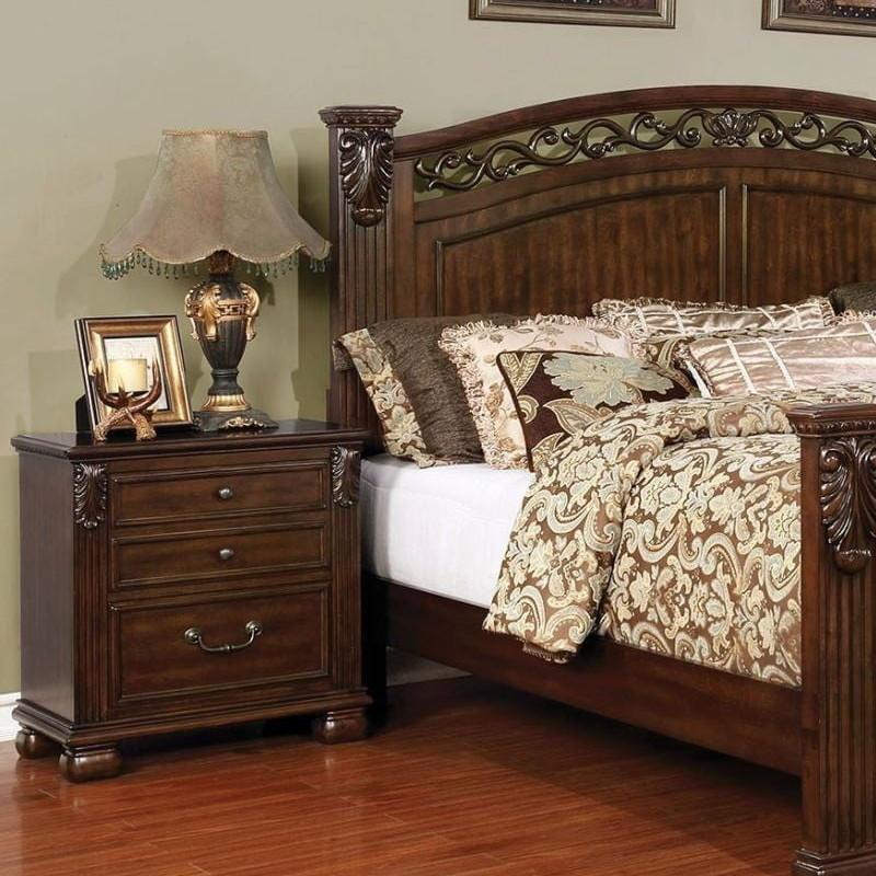  Furniture of America Cervantes 2-Drawer Nightstand CM7730N IMAGE 2
