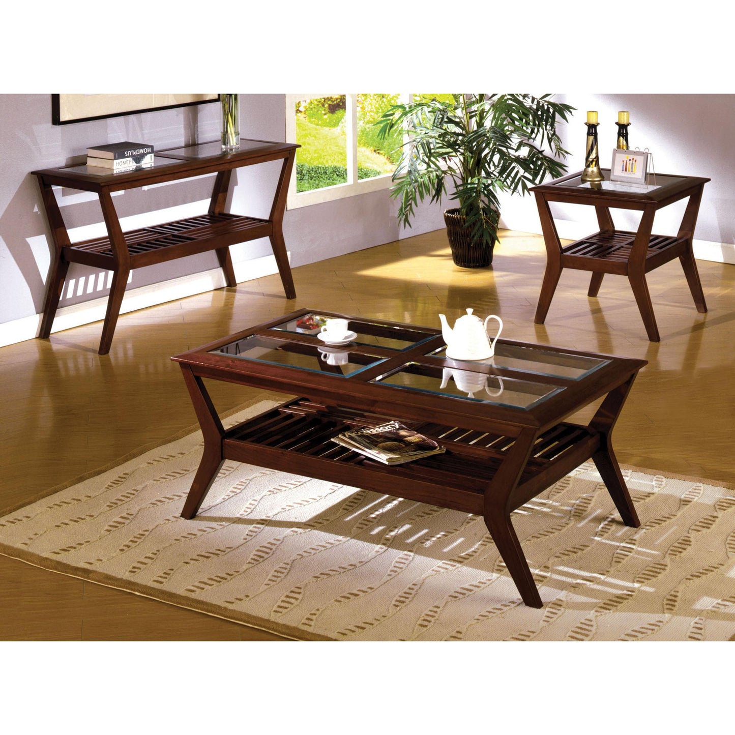  Furniture of America Virginia Beach Coffee Table CM4664C IMAGE 2