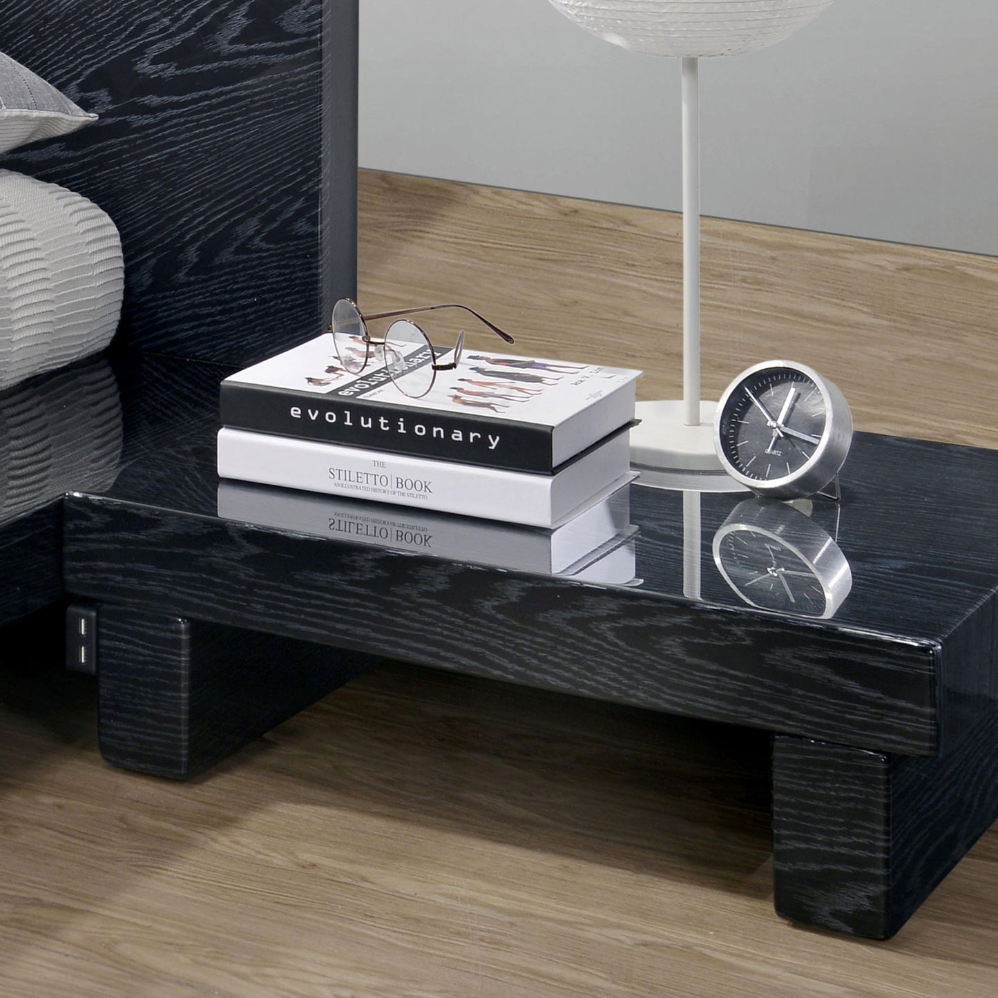  Furniture of America Christie Nightstand CM7550BK-N IMAGE 4