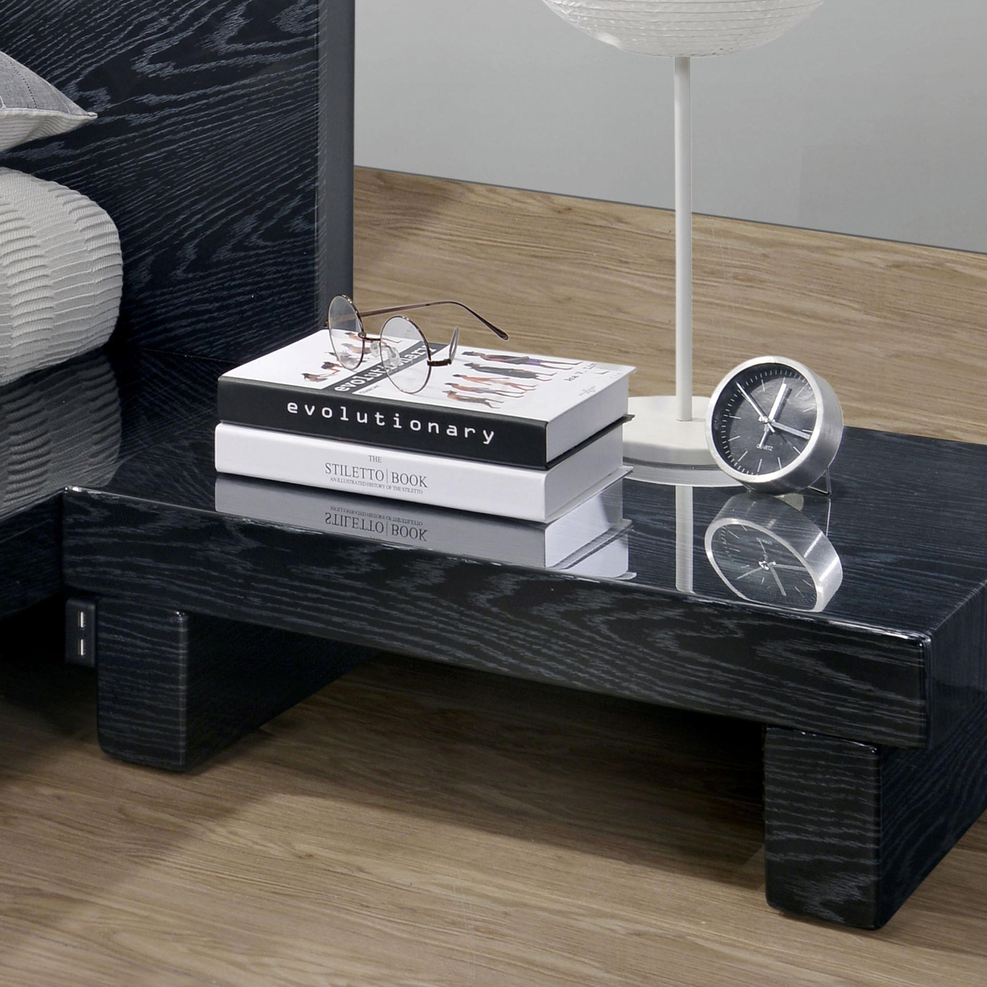  Furniture of America Christie Nightstand CM7550BK-N IMAGE 4