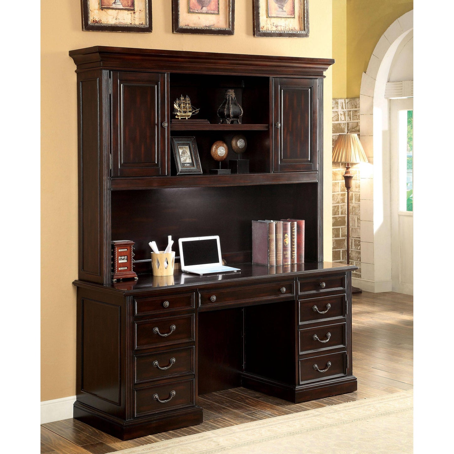  Furniture of America Office Desks Desks With Hutch CM-DK6208CD IMAGE 1