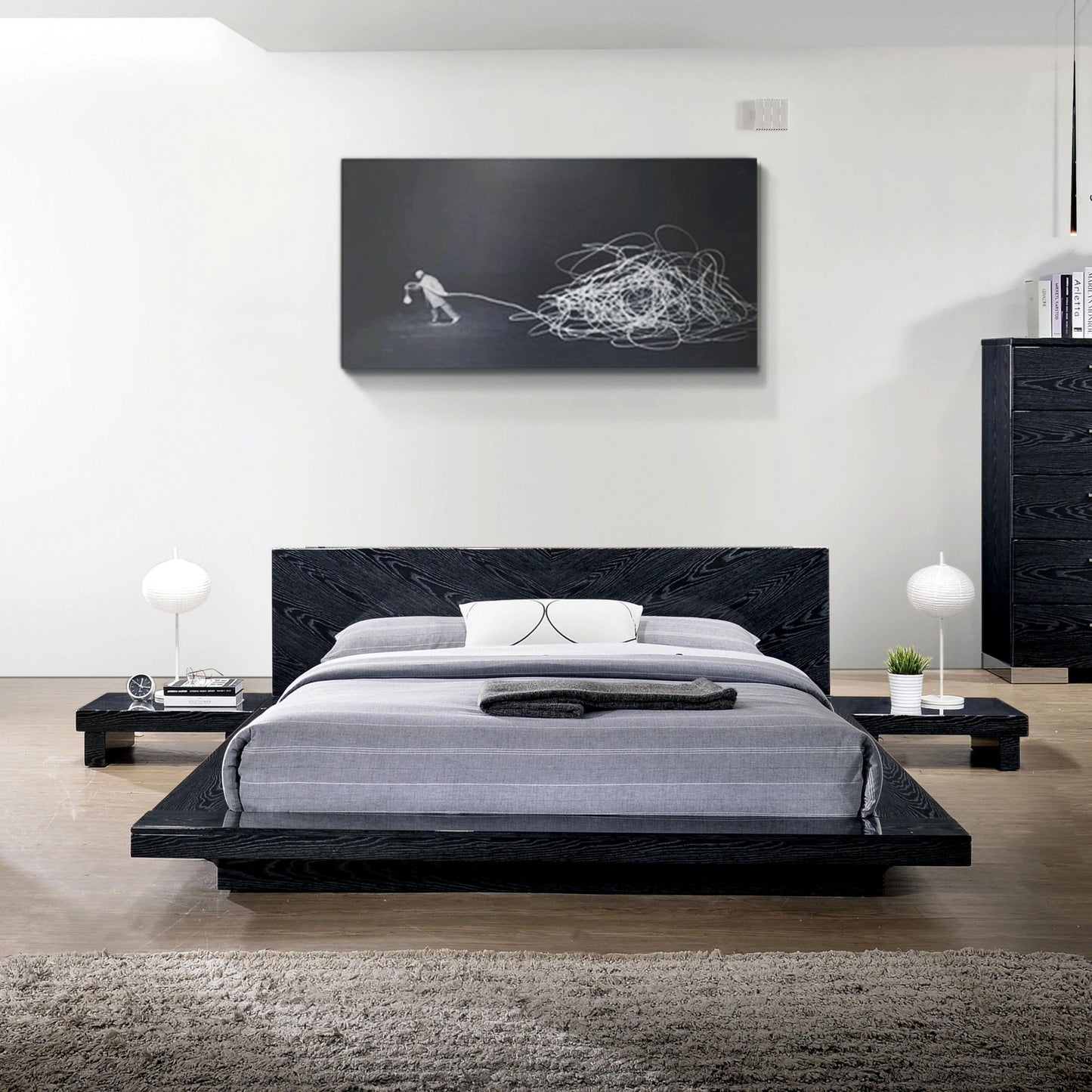  Furniture of America Christie Queen Platform Bed CM7540BK-Q-BED IMAGE 1