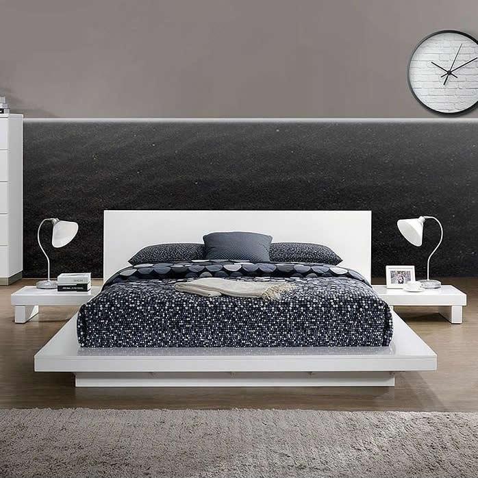  Furniture of America Christie Queen Platform Bed CM7540WH-Q-BED IMAGE 1
