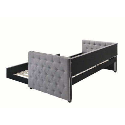 Coaster Furniture Mockern 302161 Upholstered Twin Daybed with Trundle - Grey IMAGE 4
