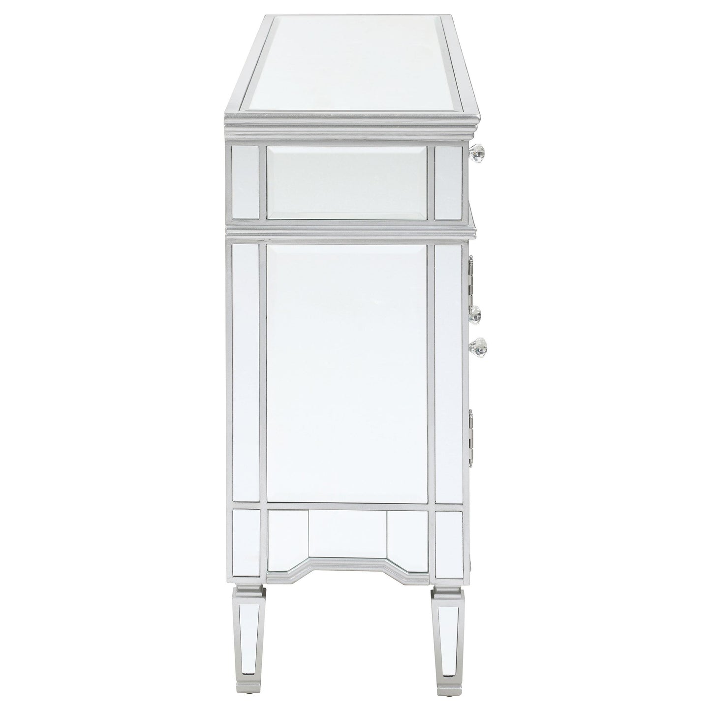 Coaster Furniture Duchess 950849 5-Drawer Mirrored Storage Accent Cabinet - Silver IMAGE 7
