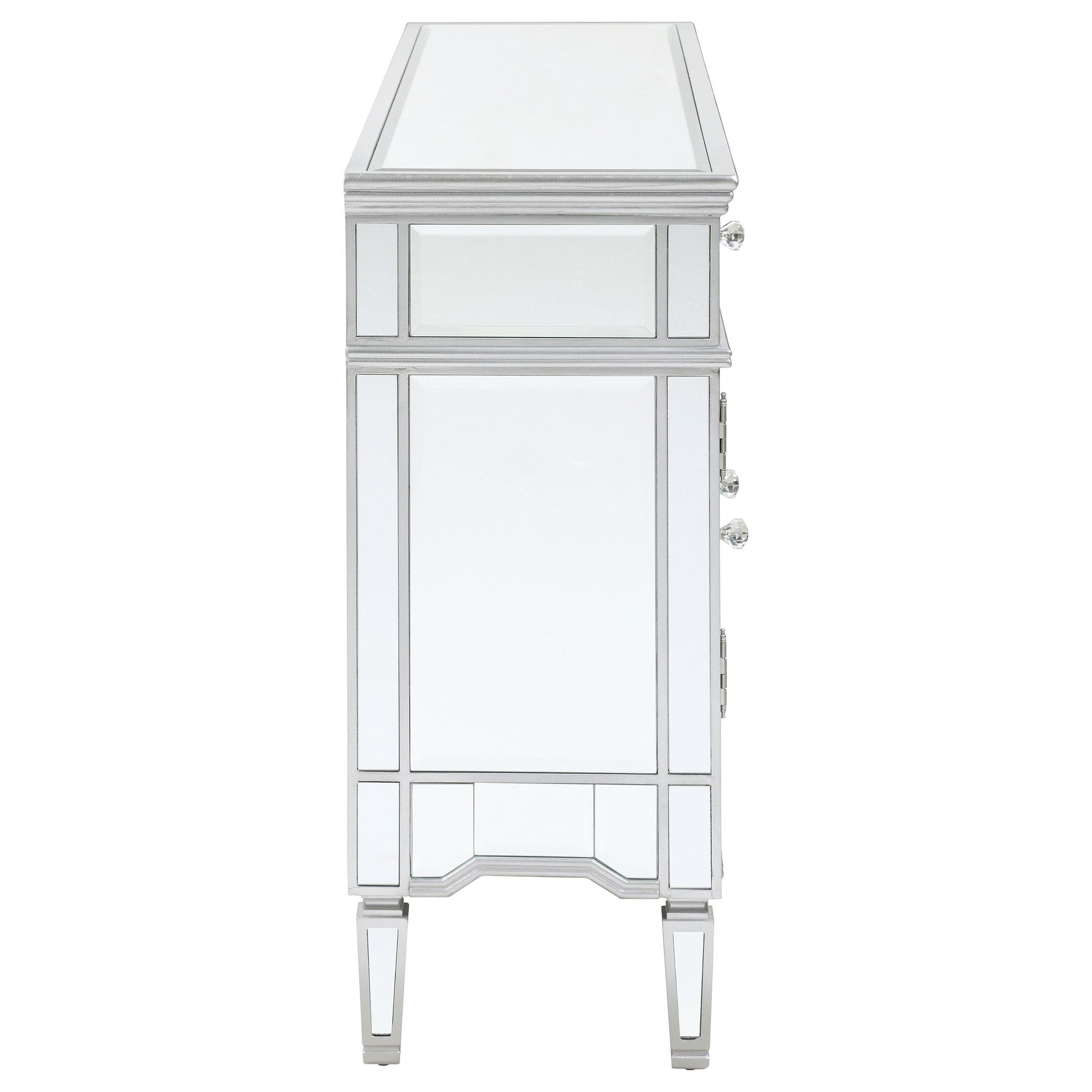 Coaster Furniture Duchess 950849 5-Drawer Mirrored Storage Accent Cabinet - Silver IMAGE 7