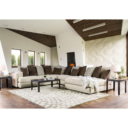  Furniture of America Giulianna Fabric 4 pc Sectional SM5180-SECT IMAGE 1