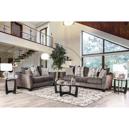  Furniture of America Jena Stationary fabric Loveseat SM5159-LV IMAGE 5