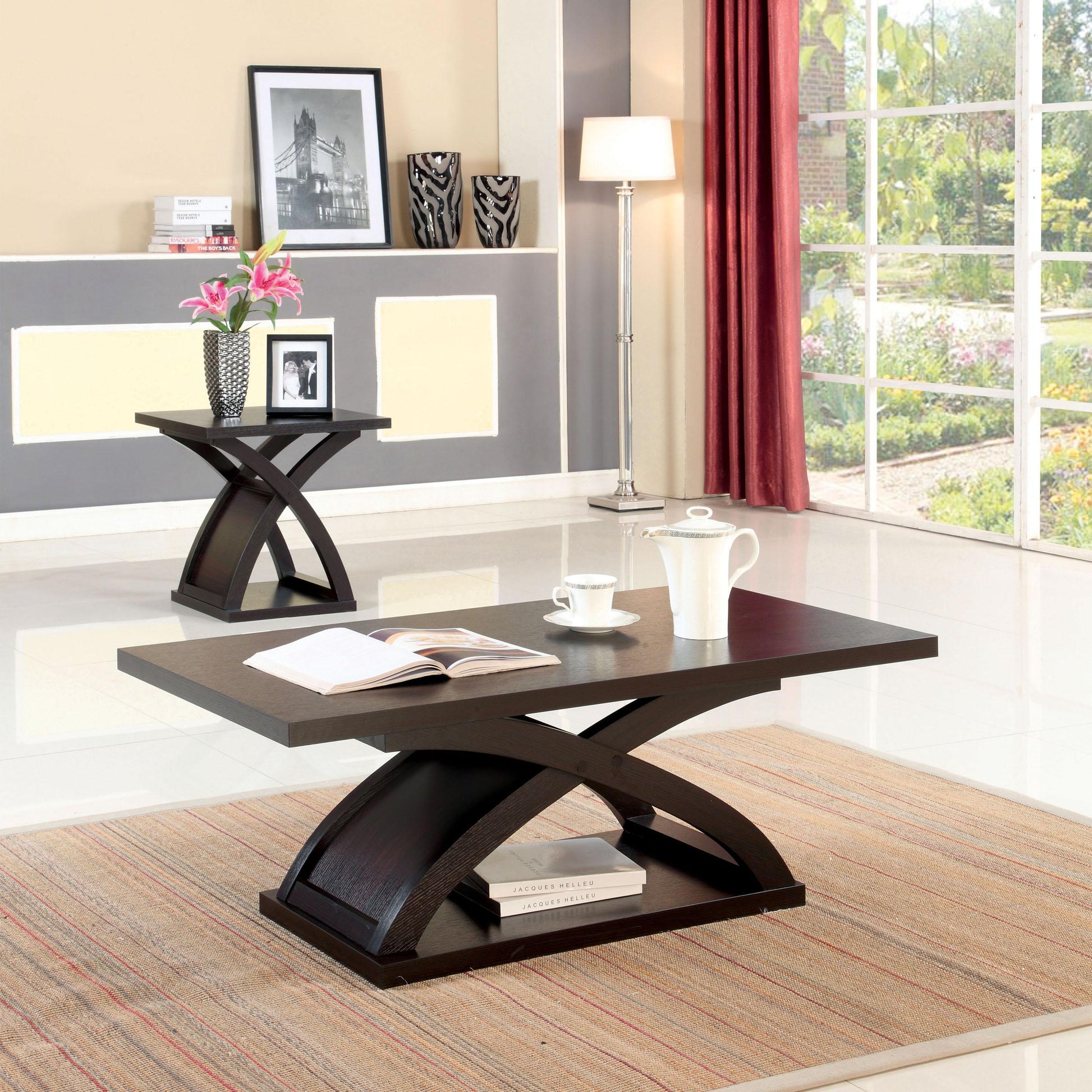  Furniture of America Arkley Coffee Table CM4641C IMAGE 2