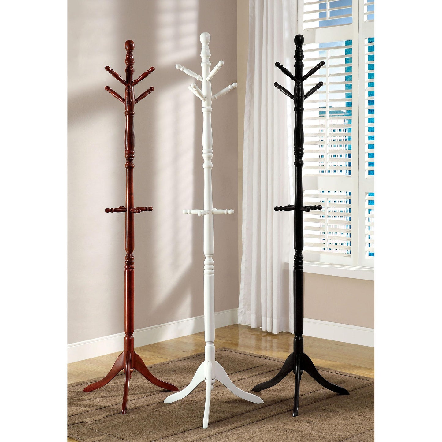  Furniture of America Coat Racks Coat Rack CM-AC6211WH IMAGE 2