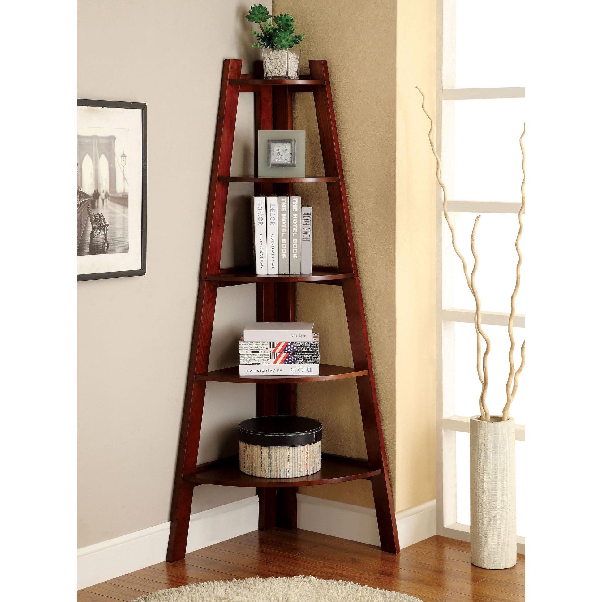  Furniture of America Home Decor Bookshelves CM-AC6214CH IMAGE 1