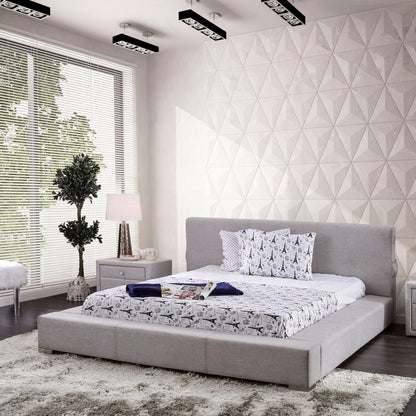  Furniture of America Canaves California King Upholstered Platform Bed CM7142LG-CK-BED IMAGE 2