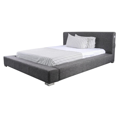  Furniture of America Canaves California King Upholstered Platform Bed CM7142DG-CK-BED IMAGE 1