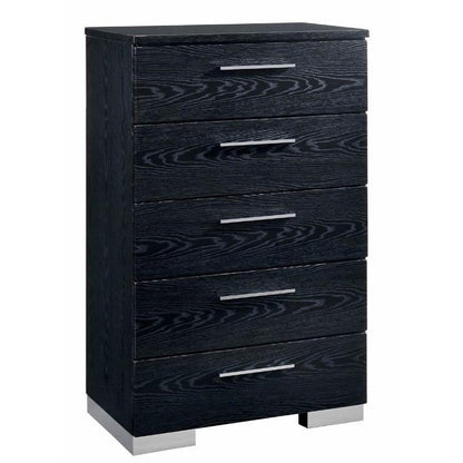  Furniture of America Christie 5-Drawer Chest CM7550BK-C IMAGE 1