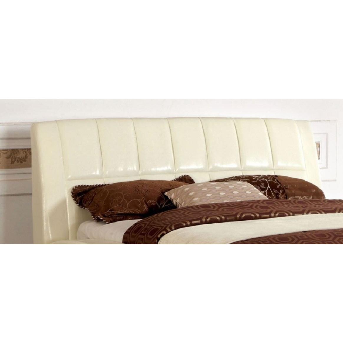  Furniture of America Vizela California King Upholstered Platform Bed CM7604IV-CK-BED IMAGE 4