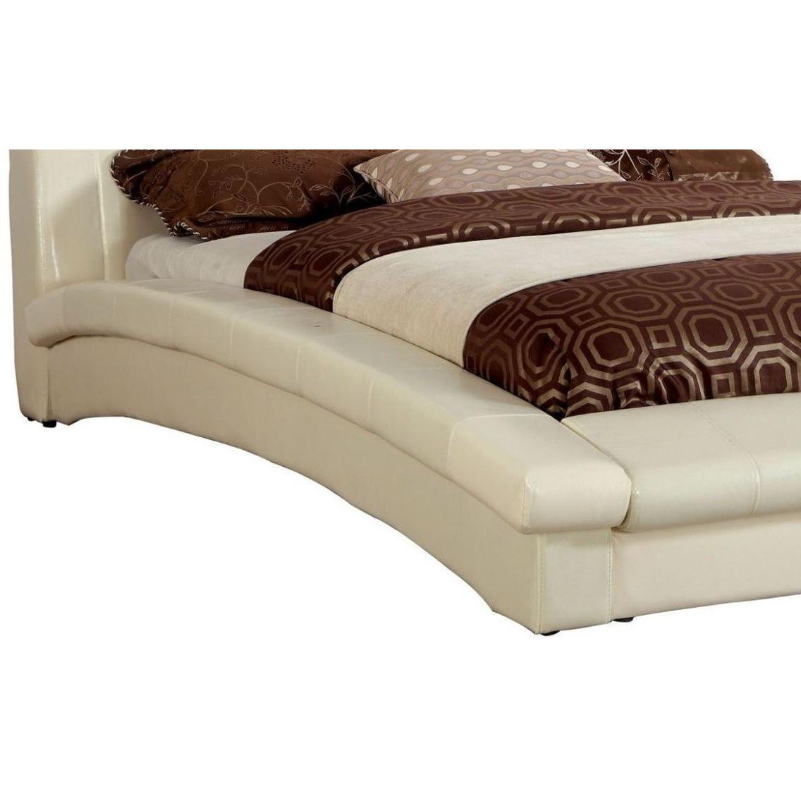  Furniture of America Vizela King Upholstered Platform Bed CM7604IV-EK-BED IMAGE 3
