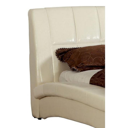  Furniture of America Vizela Twin Upholstered Platform Bed CM7604IV-T-BED IMAGE 2