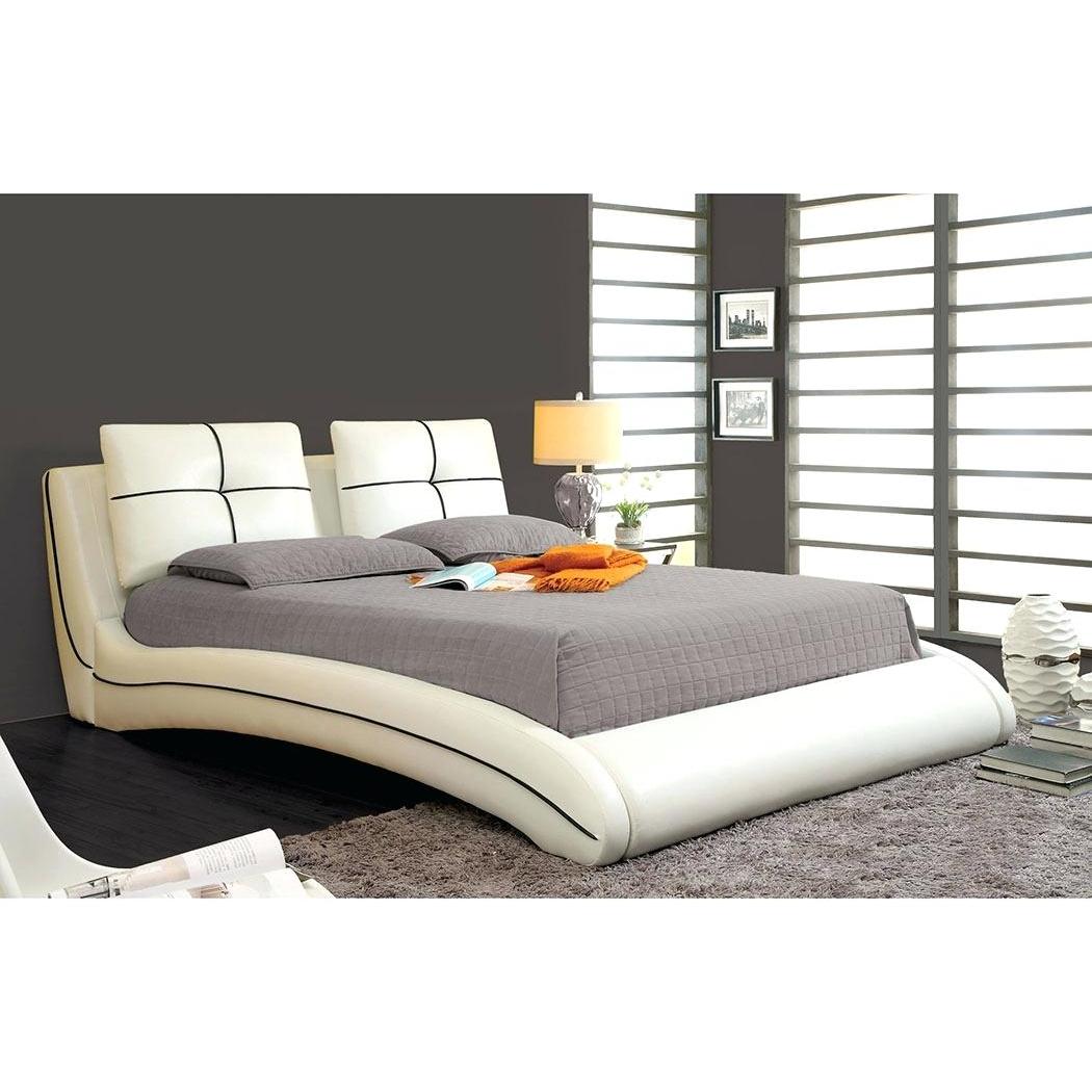  Furniture of America Ourem King Upholstered Platform Bed CM7017EK-BED IMAGE 1