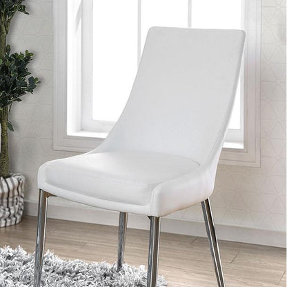 Furniture of America Izzy CM3384WH-SC-2PK Side Chair IMAGE 3