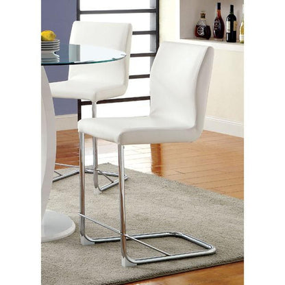 Furniture of America Lodia CM3825WH-PC-2PK Counter Height Chair IMAGE 2