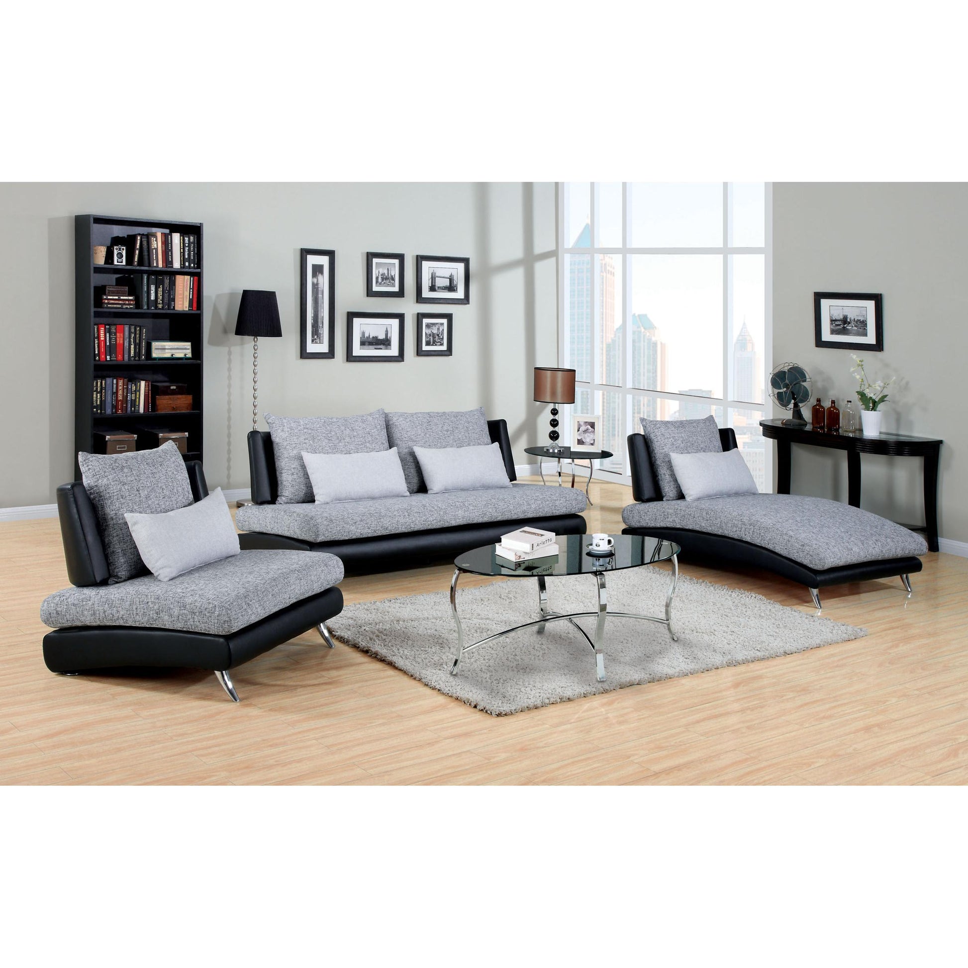 Furniture of America Saillon Stationary Fabric Sofa CM6111S IMAGE 5