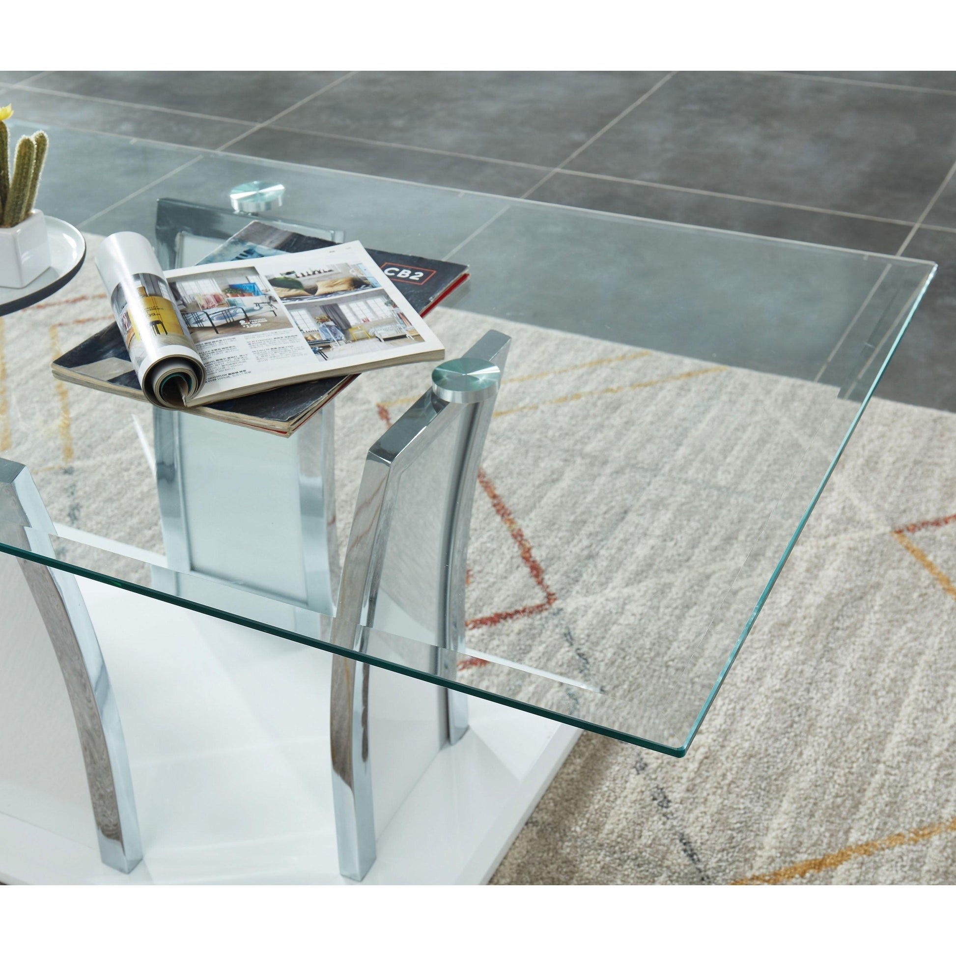  Furniture of America Staten Coffee Table CM4372WH-C-PK IMAGE 3