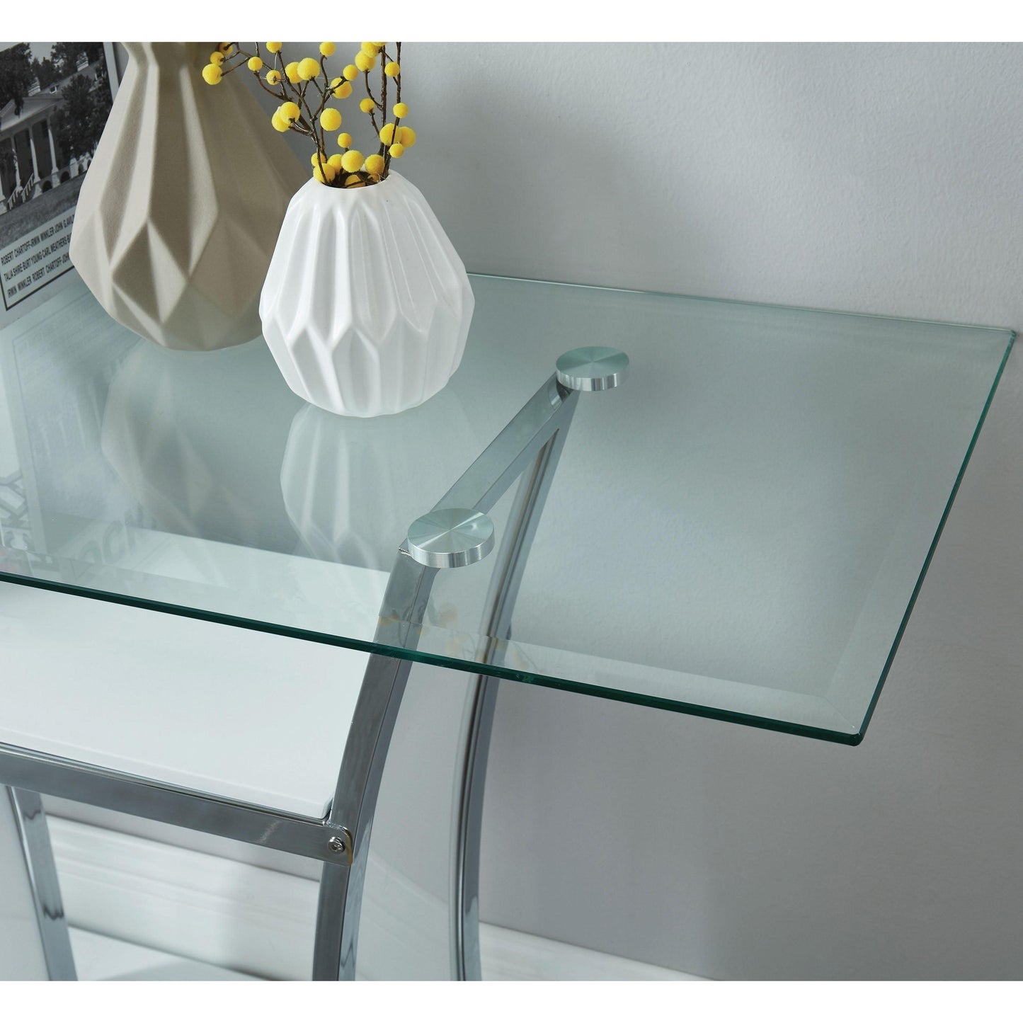  Furniture of America Staten Sofa Table CM4372WH-S-PK IMAGE 2