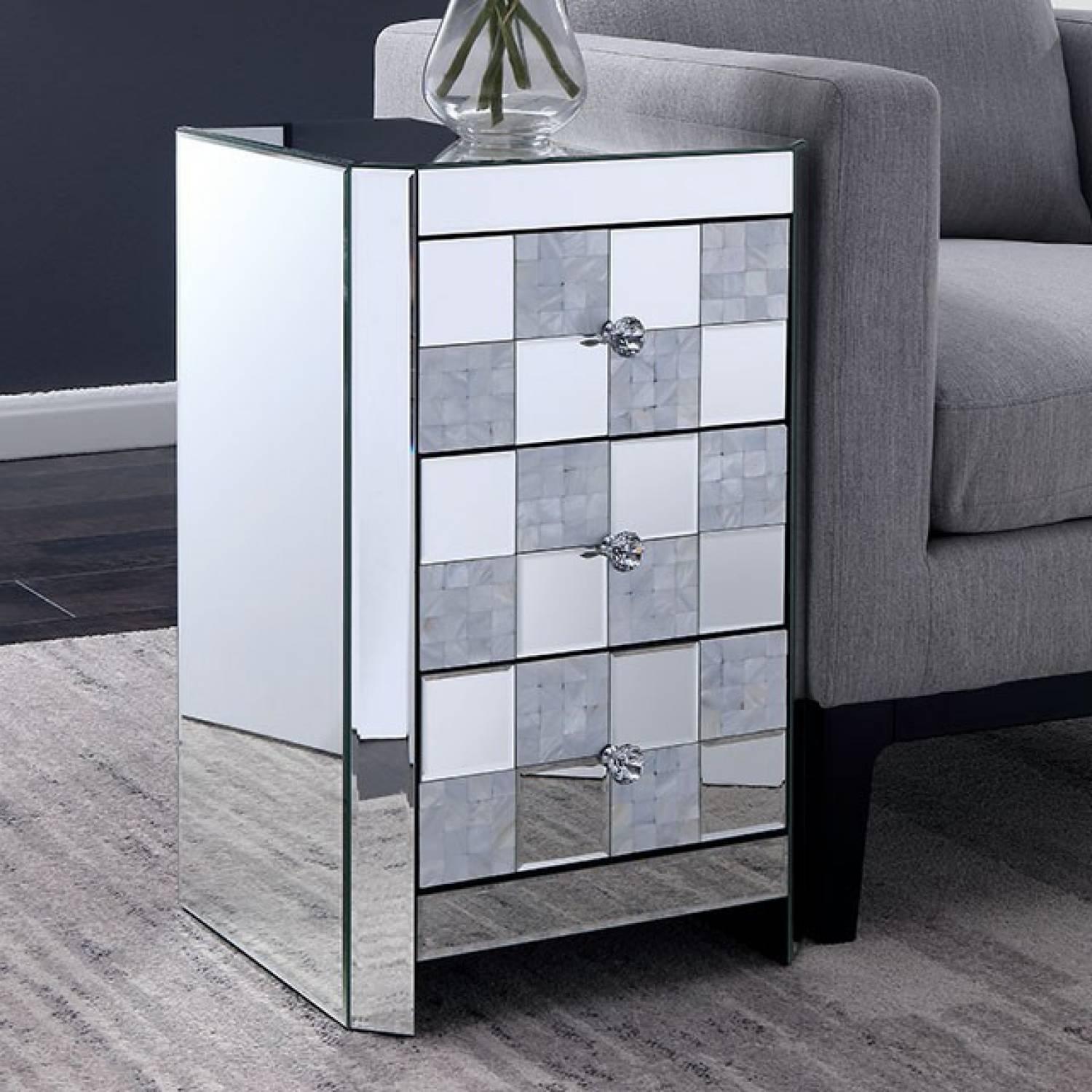  Furniture of America Lesedi Chairside Table CM534ST-A IMAGE 2