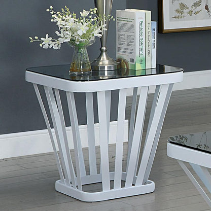  Furniture of America Winnie End Table CM4109WH-E IMAGE 2