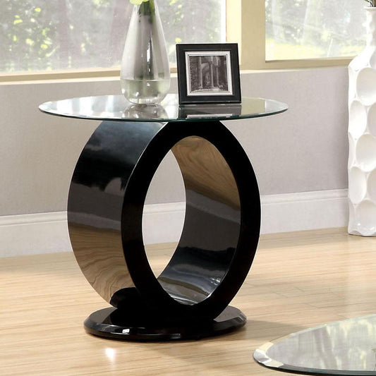  Furniture of America Lodia End Table CM4825BK-E IMAGE 1