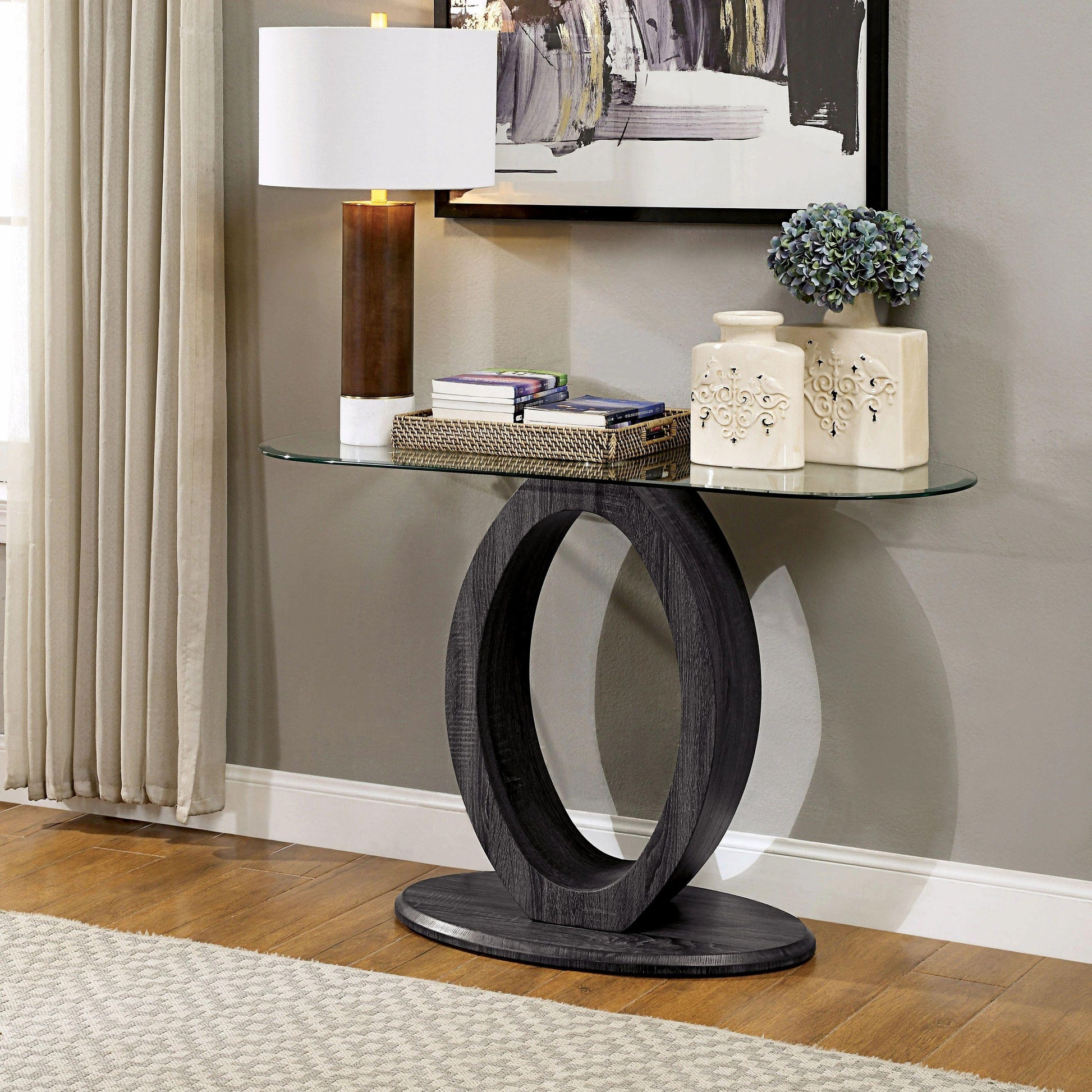  Furniture of America Lodia Sofa Table CM4825GY-S-PK IMAGE 1