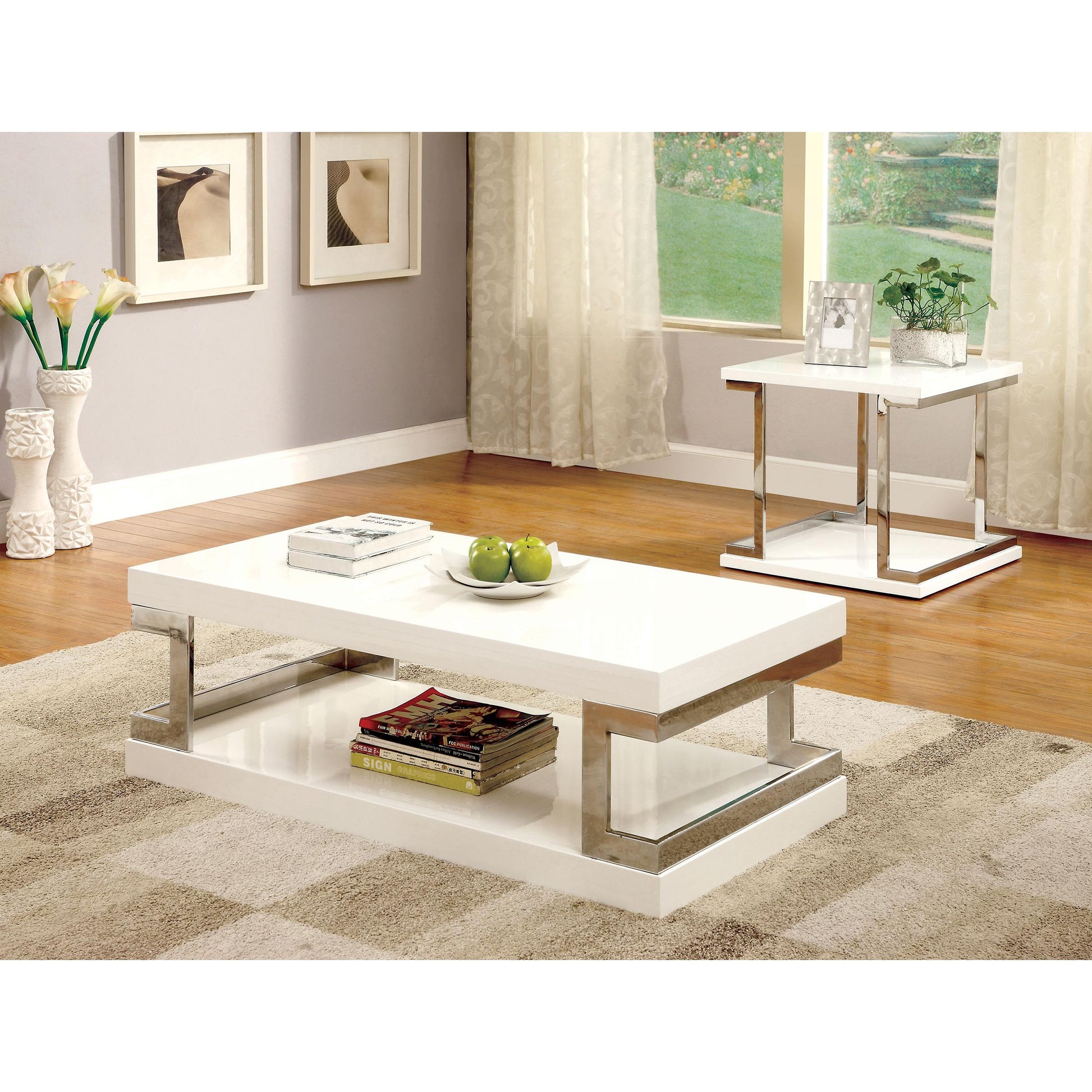  Furniture of America Meda Coffee Table CM4486C IMAGE 3