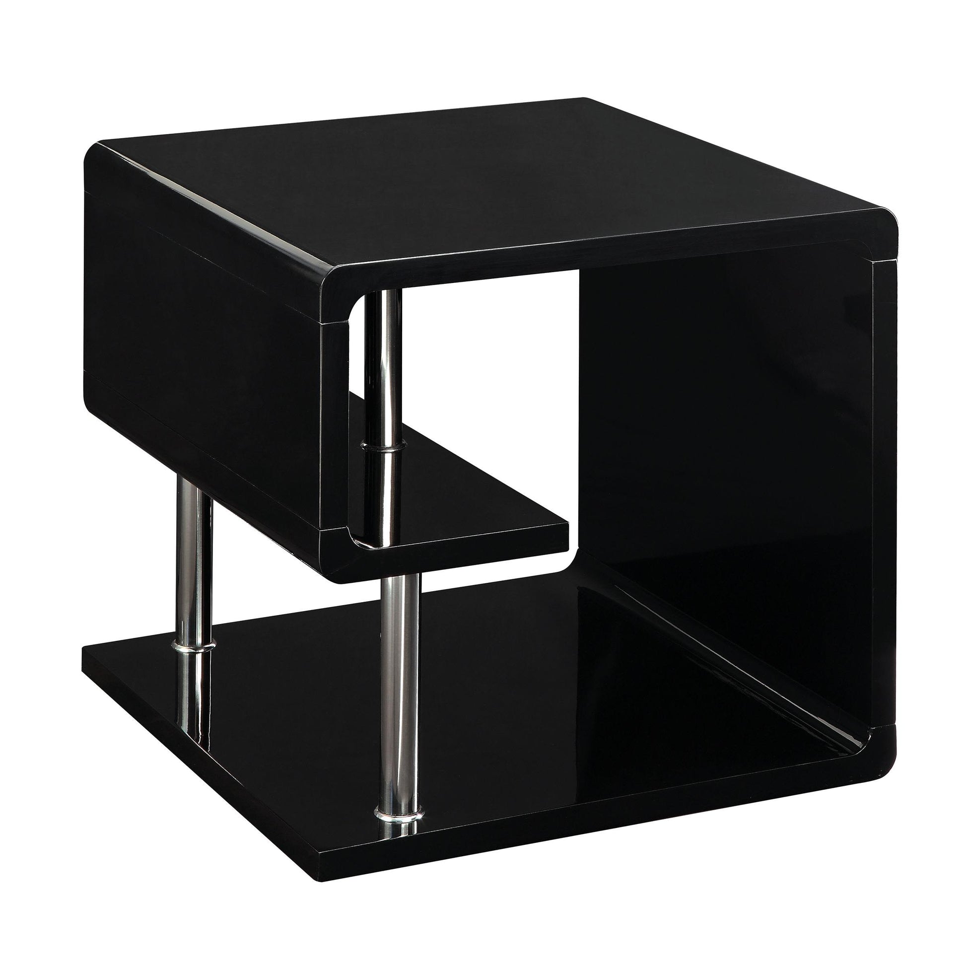  Furniture of America Ninove End Table CM4057BK-E IMAGE 1