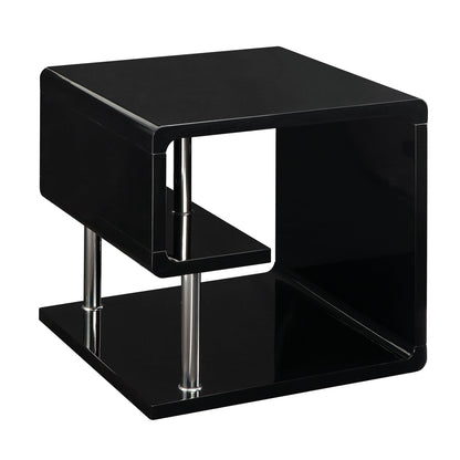  Furniture of America Ninove End Table CM4057BK-E IMAGE 1