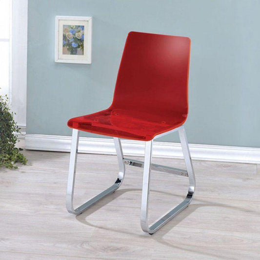  Furniture of America Yvetti Dining Chair CM3990RD-SC-2PK IMAGE 1